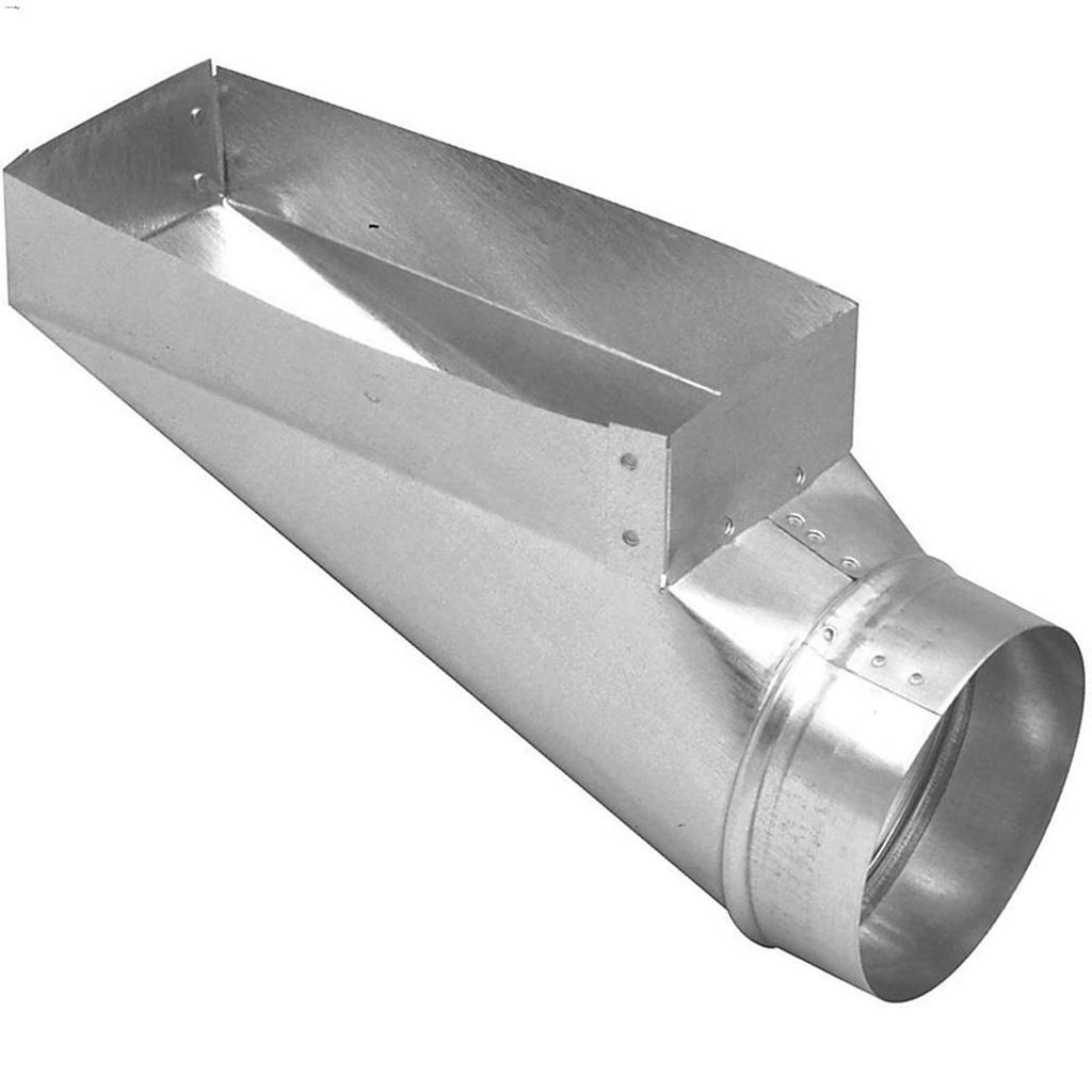 Botte d'extrémité 4" x 10" x 5" galvanisée 30 ga.