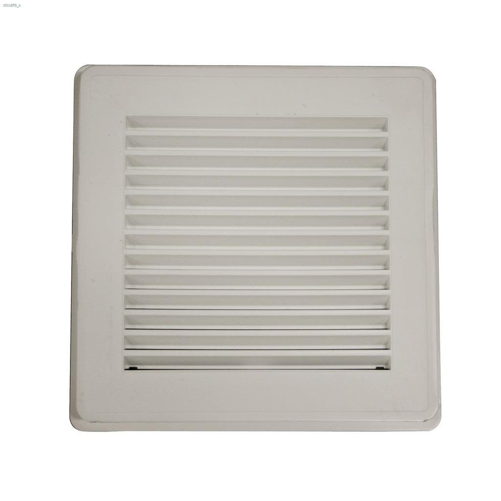 Duraflo 8.03" x 8.03" White Wall Vent With Collar