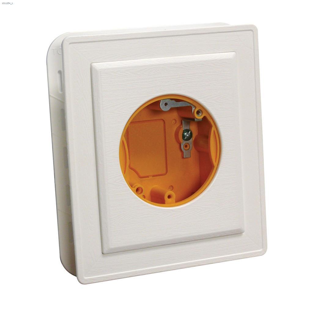 WeatherPRO 8.49" x 7.49" White Electrical Light Block OAB