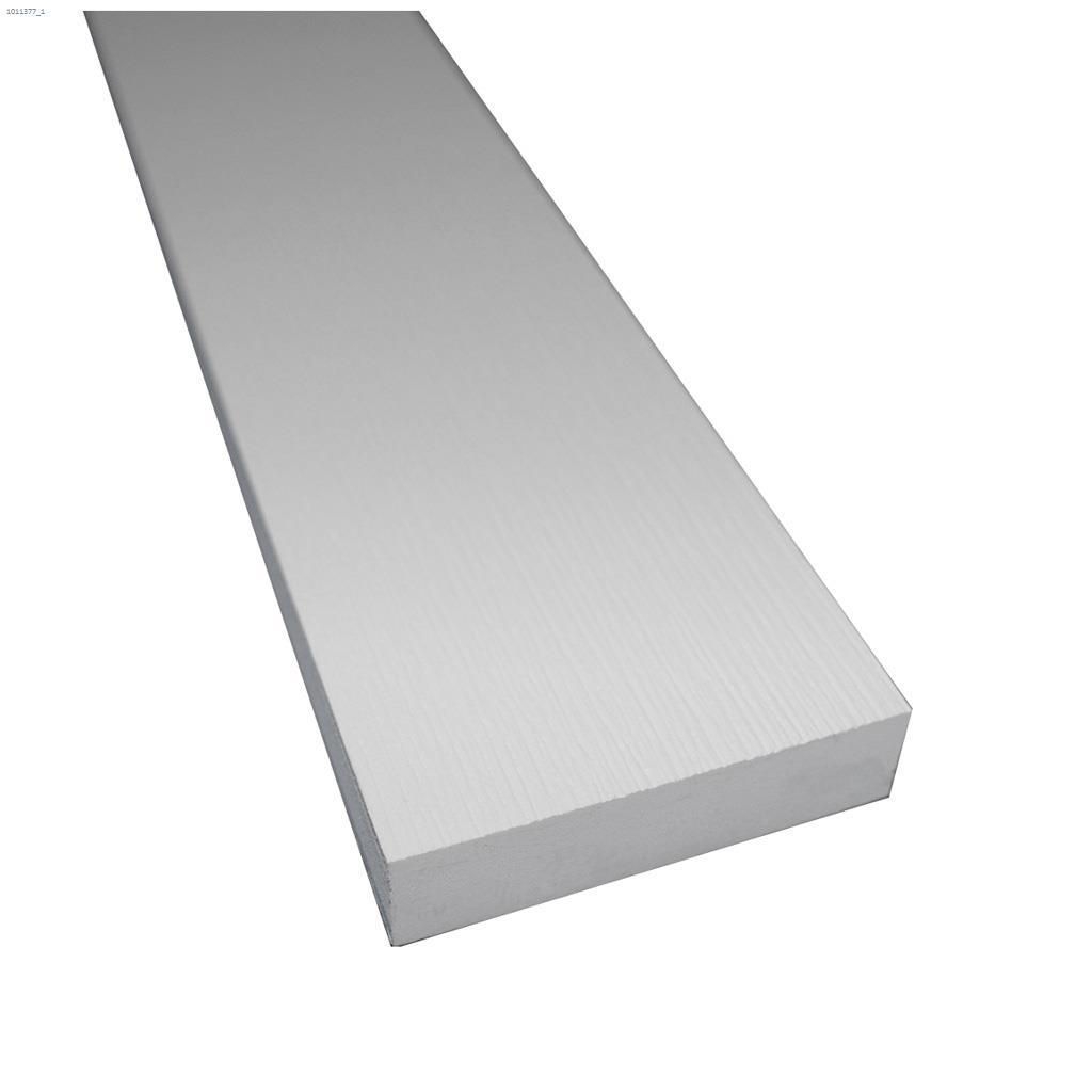 Planche de garniture PlyGem 5/4" x 4" x 18' Blanc