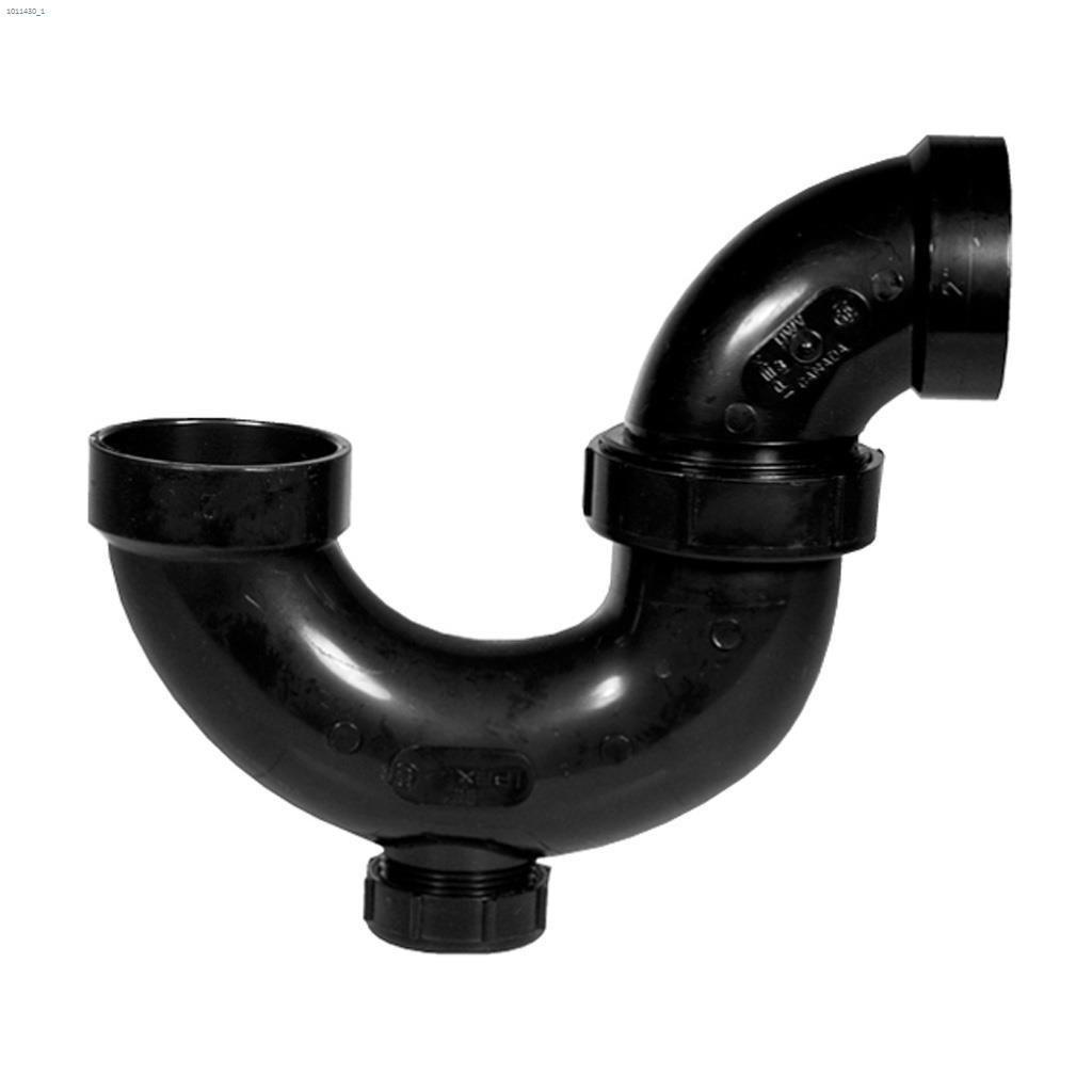 1-1/4" Hub ABS P-Trap With Cleanout