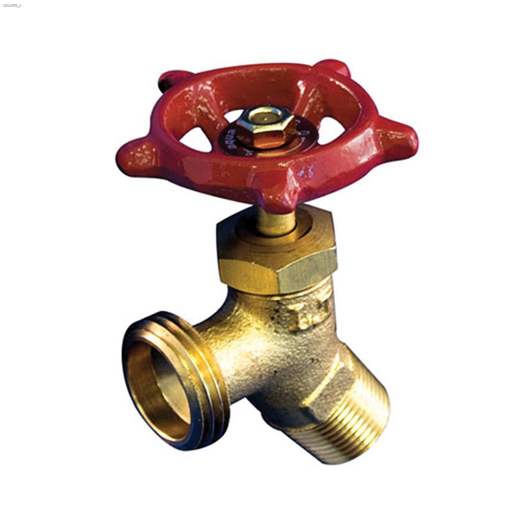 1/2" Male Brass Angled Boiler Drain Valve