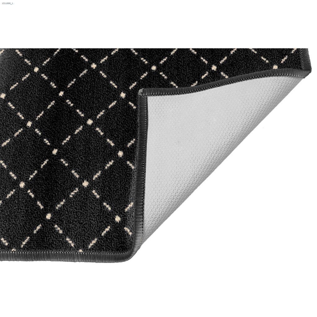 Tapis décoratif darjeeling noir 26"