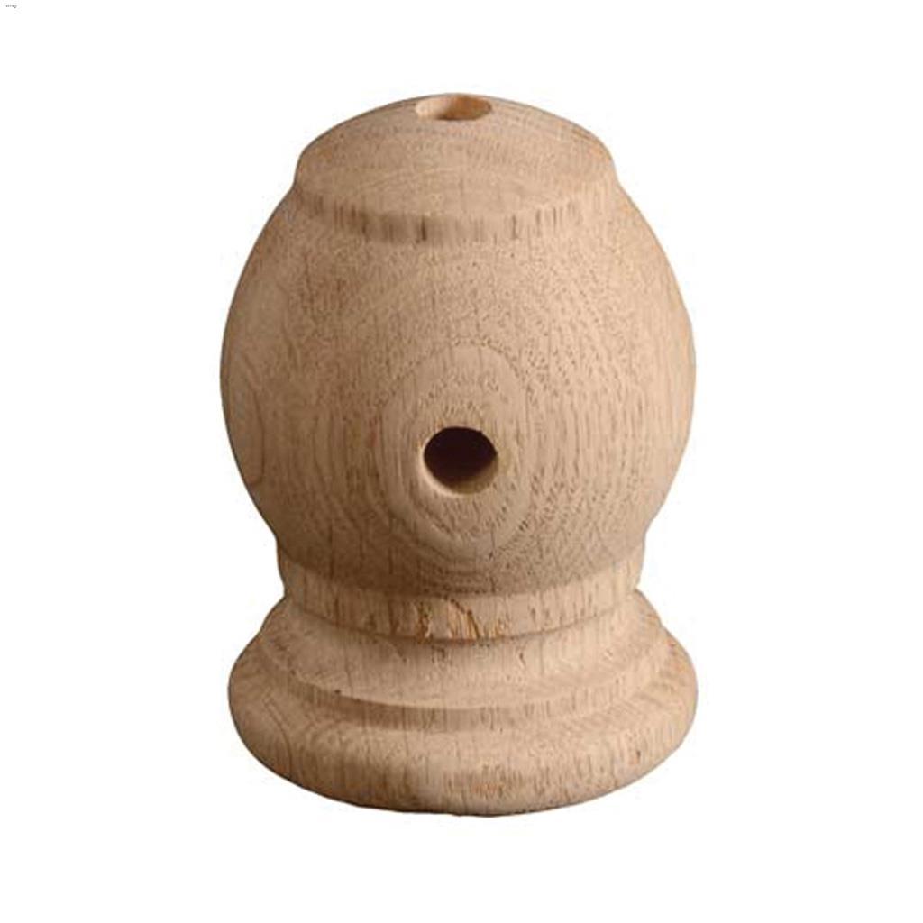 Kit de support de rampe en chêne massif 4' x 2-7/8" x 2-7/8"