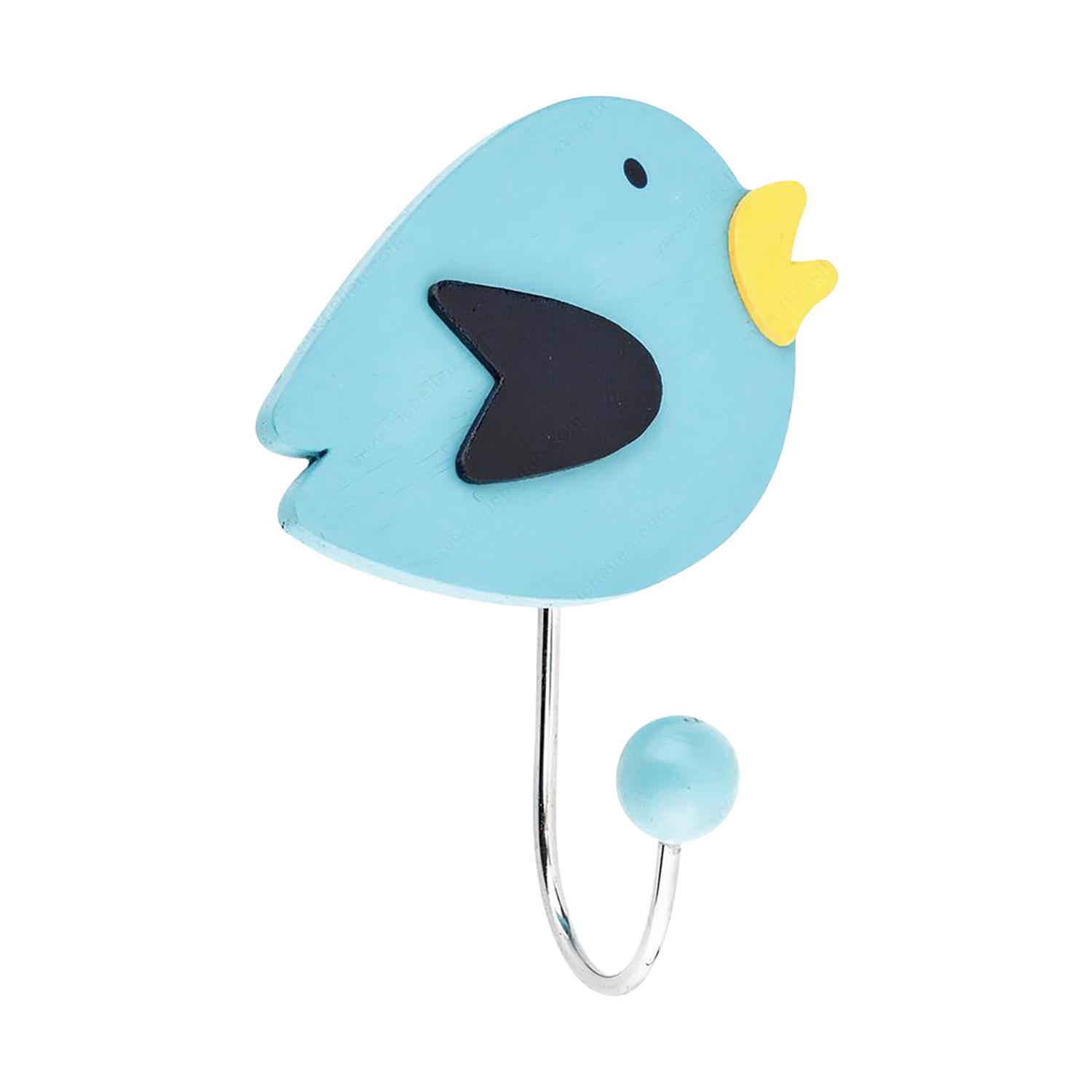 1-27/32" Blue Eclectic Bird Hook