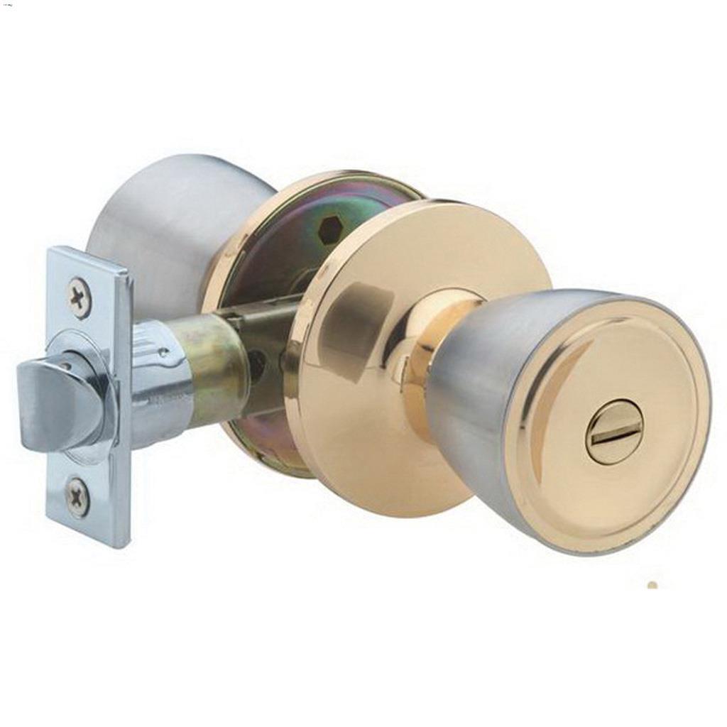 Squire Privacy Knob Bright Brass/Satin Stainless Steel