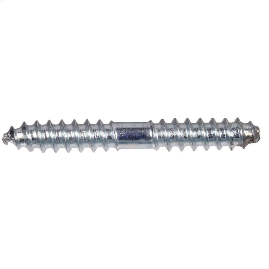 2" x 3/16" Zinc Plated Steel Dowel Screw-2/Pack