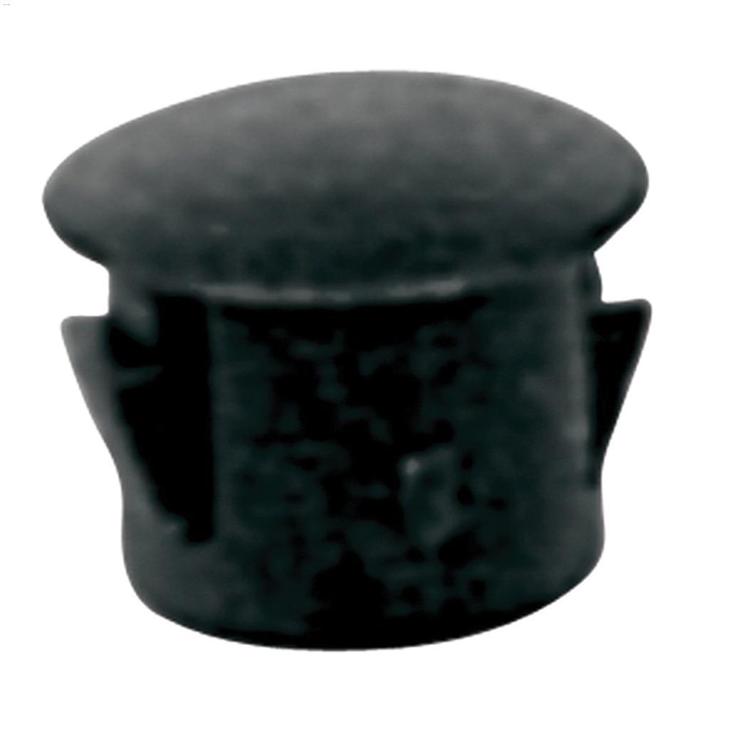 7/8" Plastic Black Hole Plug-2/Pack