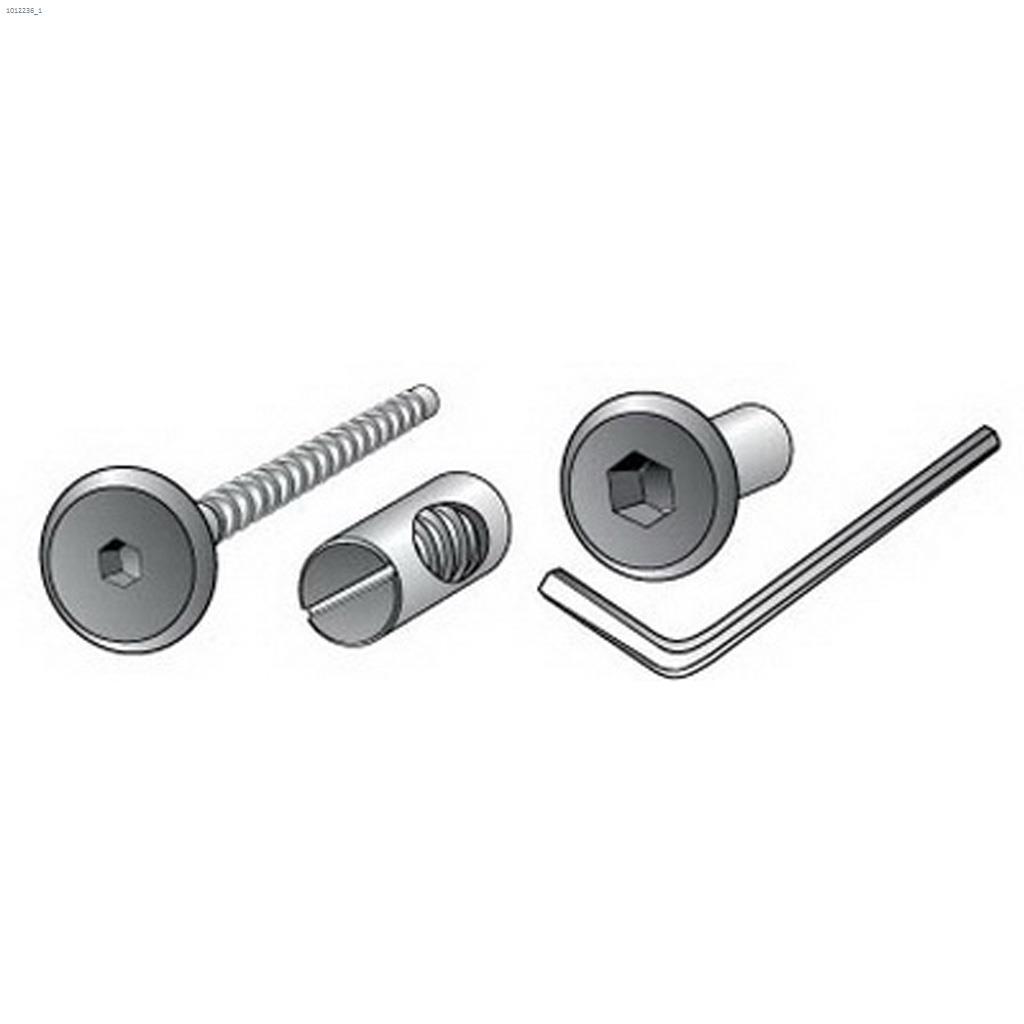 1/2" Steel Brass Slotted Cross Dowel