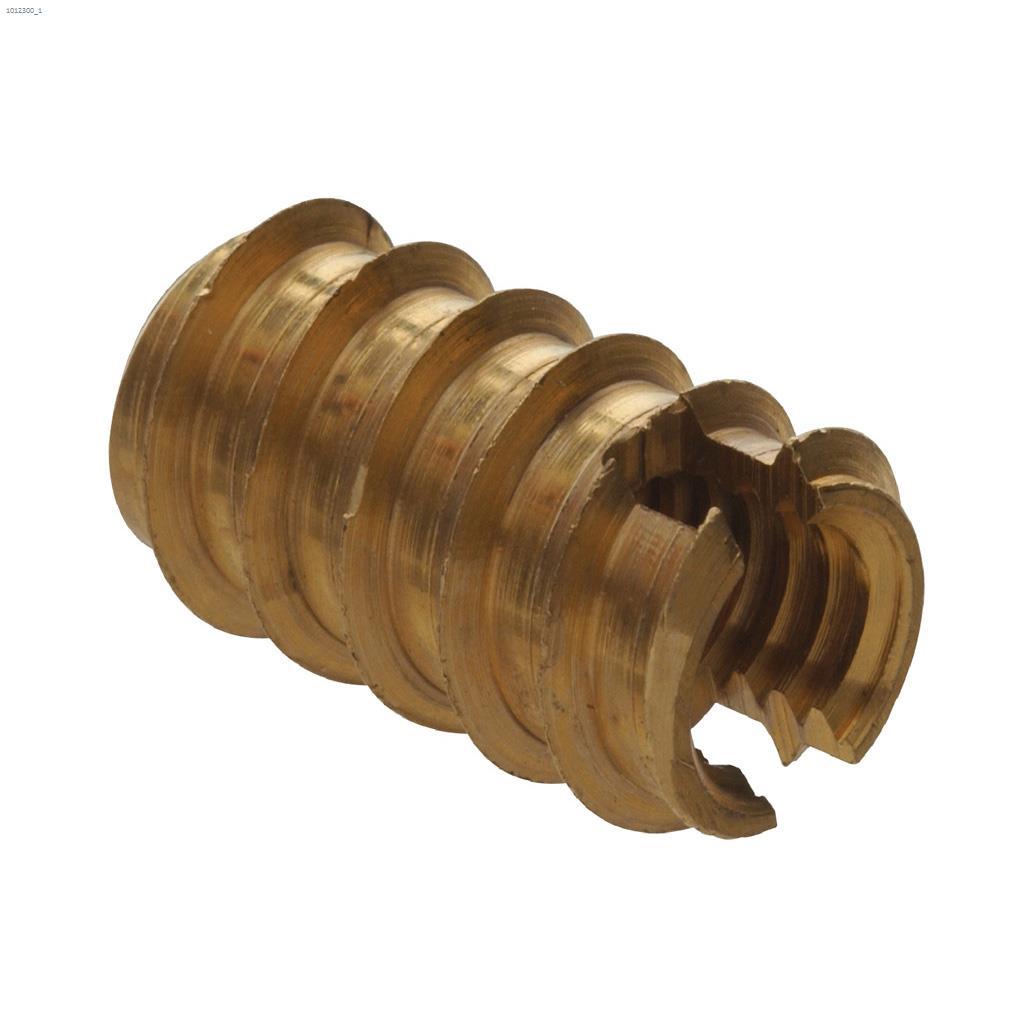 3/8-16 Brass Wood Insert