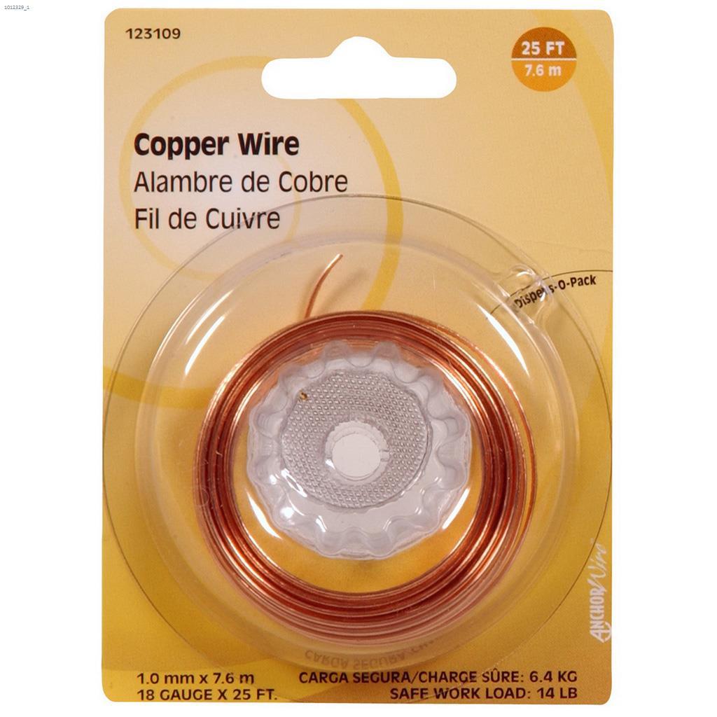 18 Gauge x 25' Copper Wire