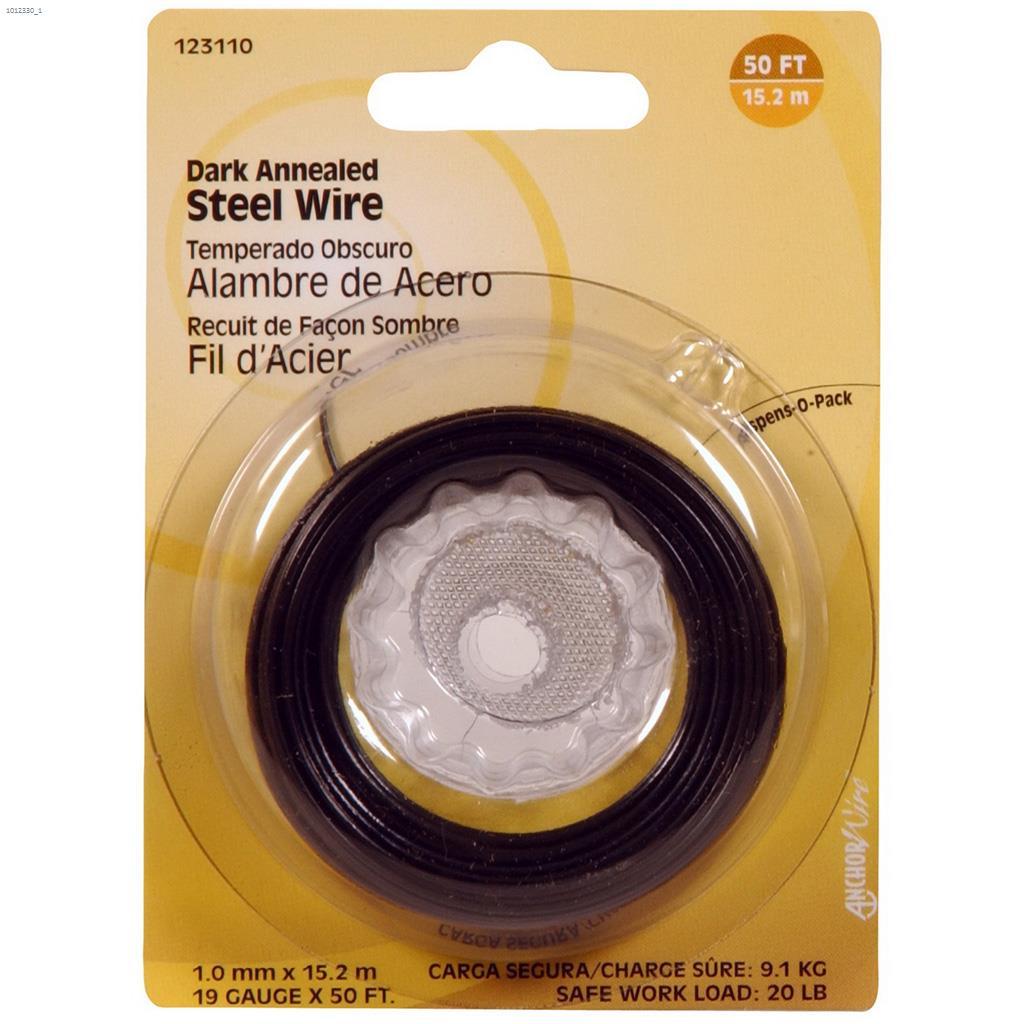 19 Gauge x 50' Dark Annealed Wire
