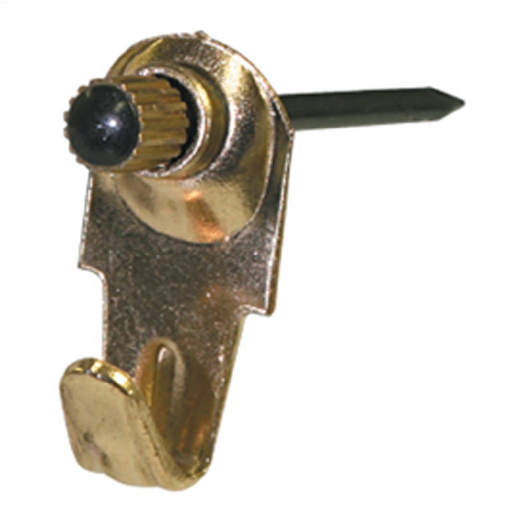 Brass Plated One Nail Classic Hanger-3/Pack