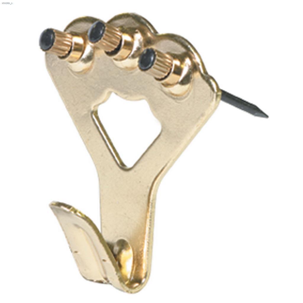 Brass Plated Three Nail Classic Hanger