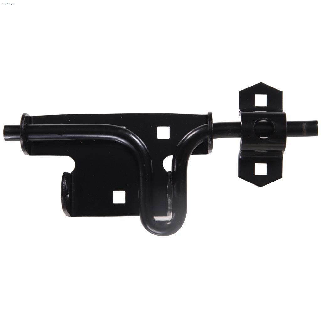 Black Slide Action Gate Latch