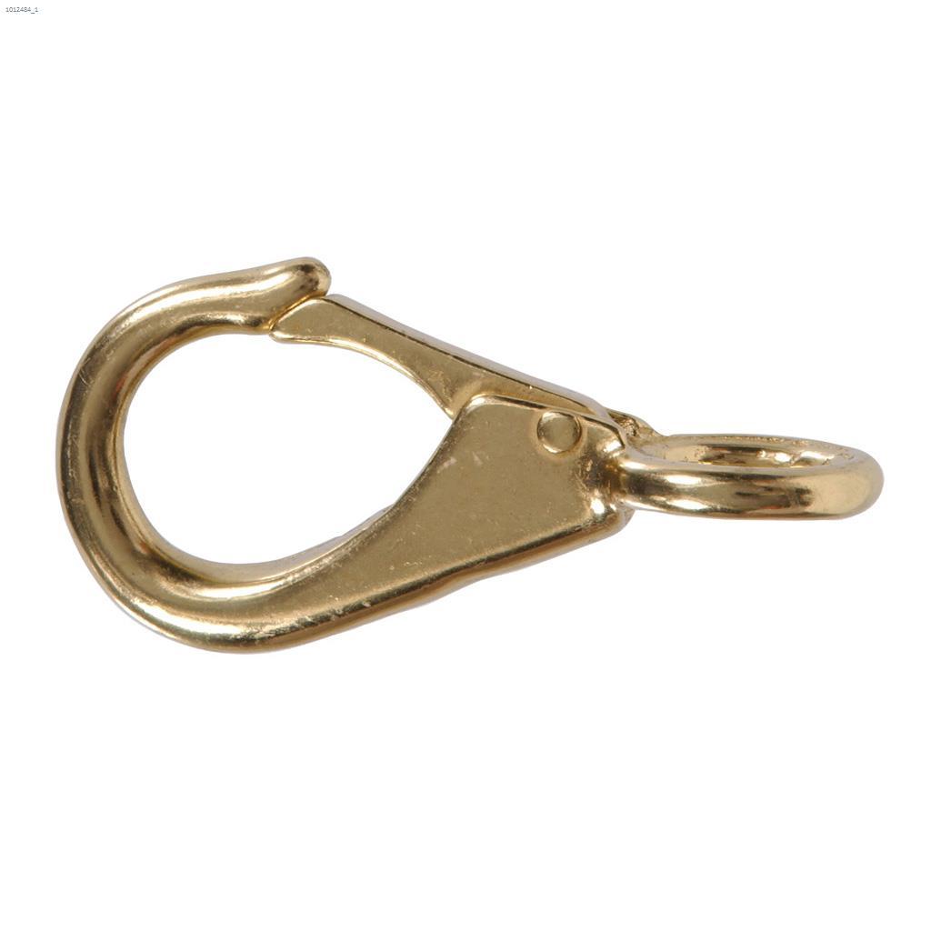 11/16" x 3-3/16" Solid Brass Fixed Eye Quick Snap