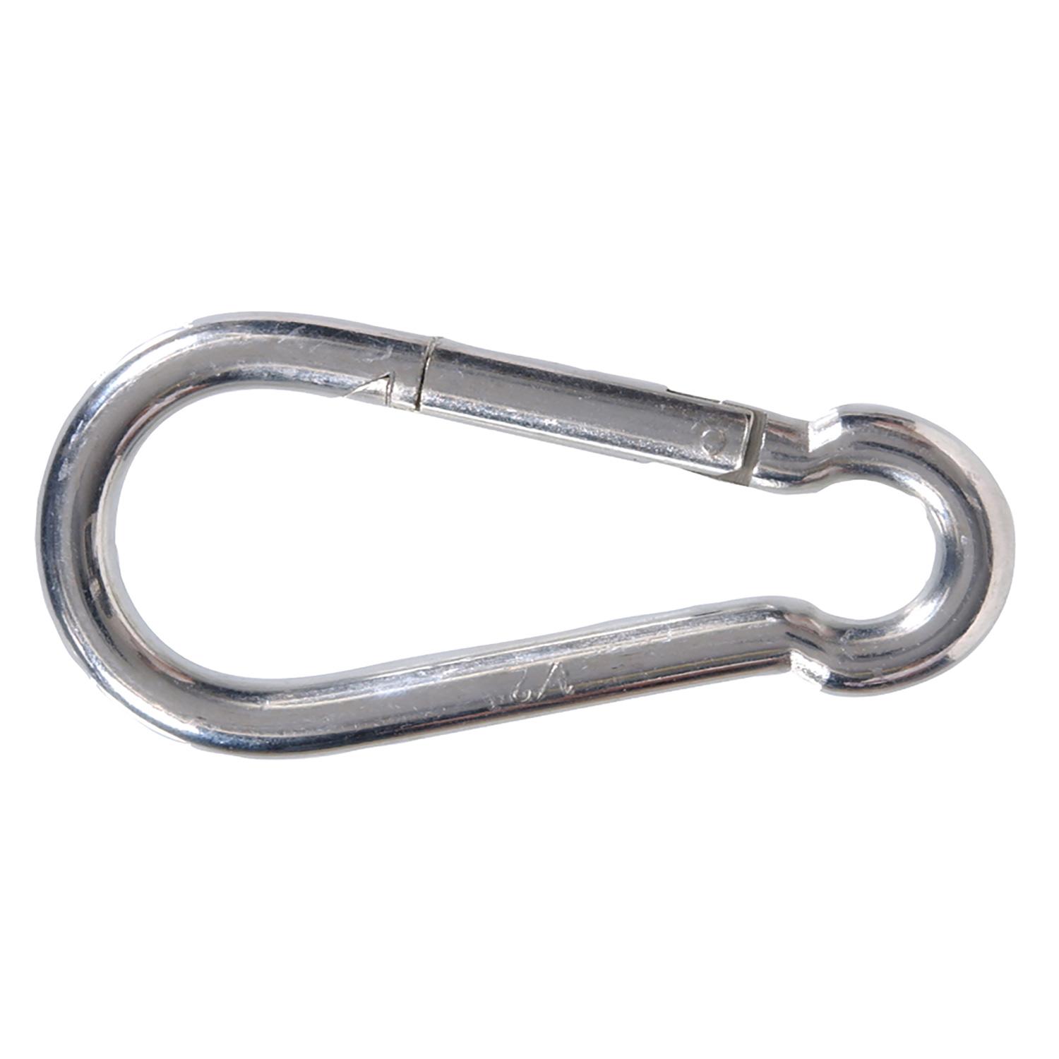 7/16" Opening Zinc Plated Spring Snap Link