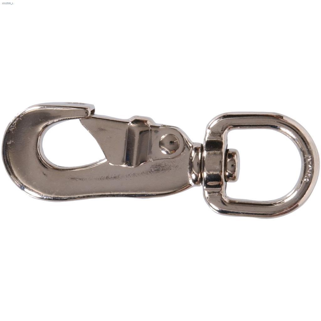 3/4" x 3-1/2" Nickel Plated Swivel Eye Cap Snap