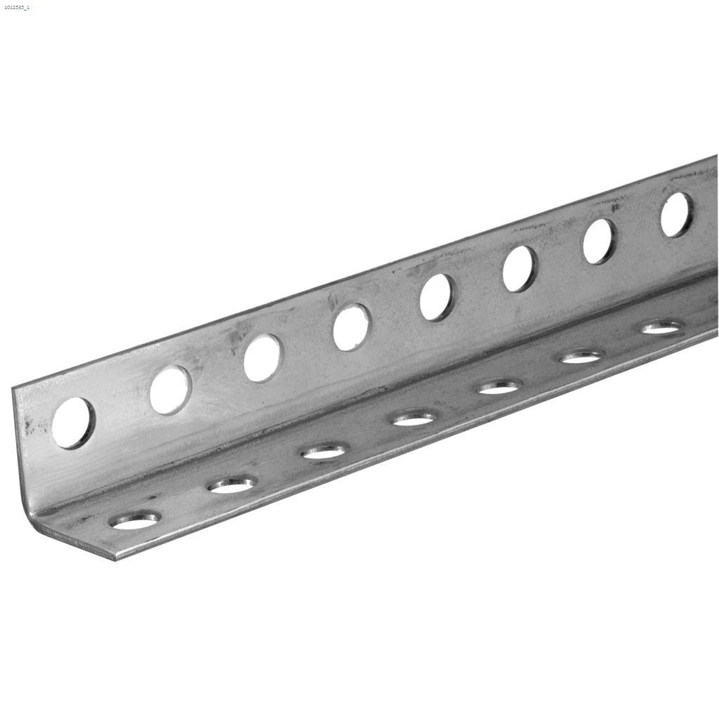 1-1/4" x 1-1/4" x 3' 12 Gauge Perforated Angle Bar