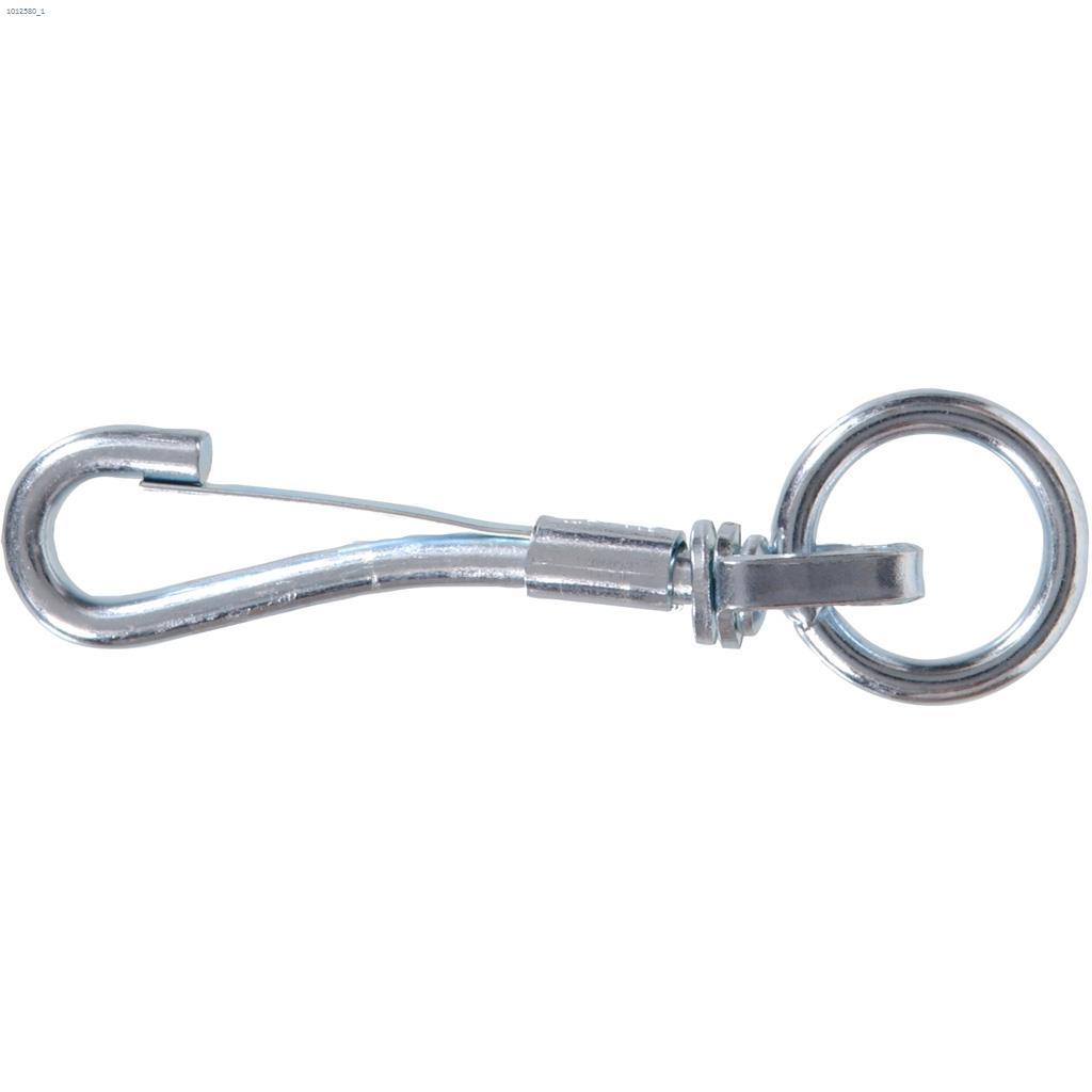 3/4" x 4-3/8" Round Swivel Eye Spring Snap