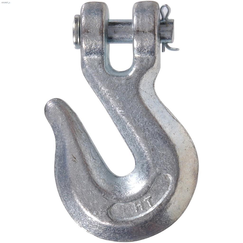 1/4" Zinc Plated Clevis Grab Chain Hook