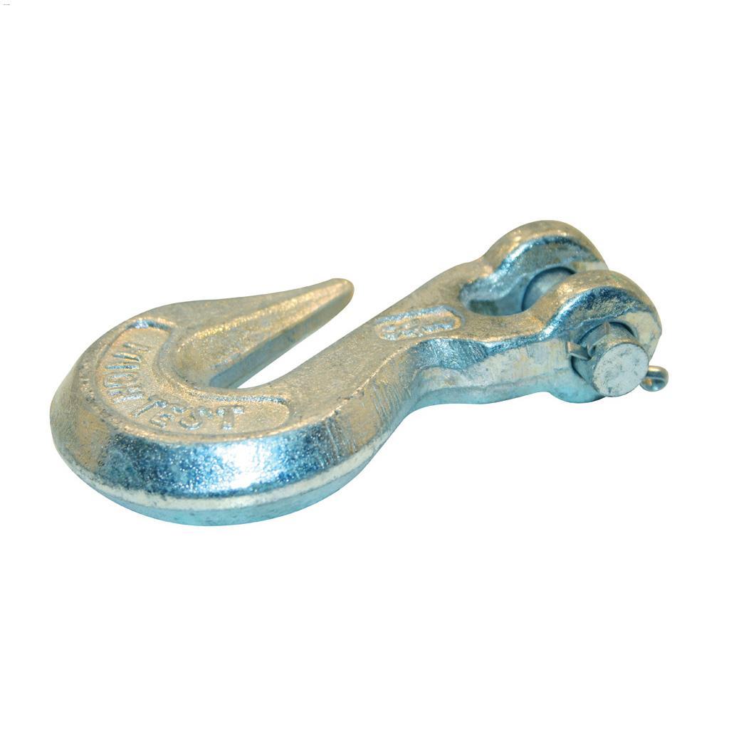 3/8" Zinc Plated Clevis Grab Chain Hook