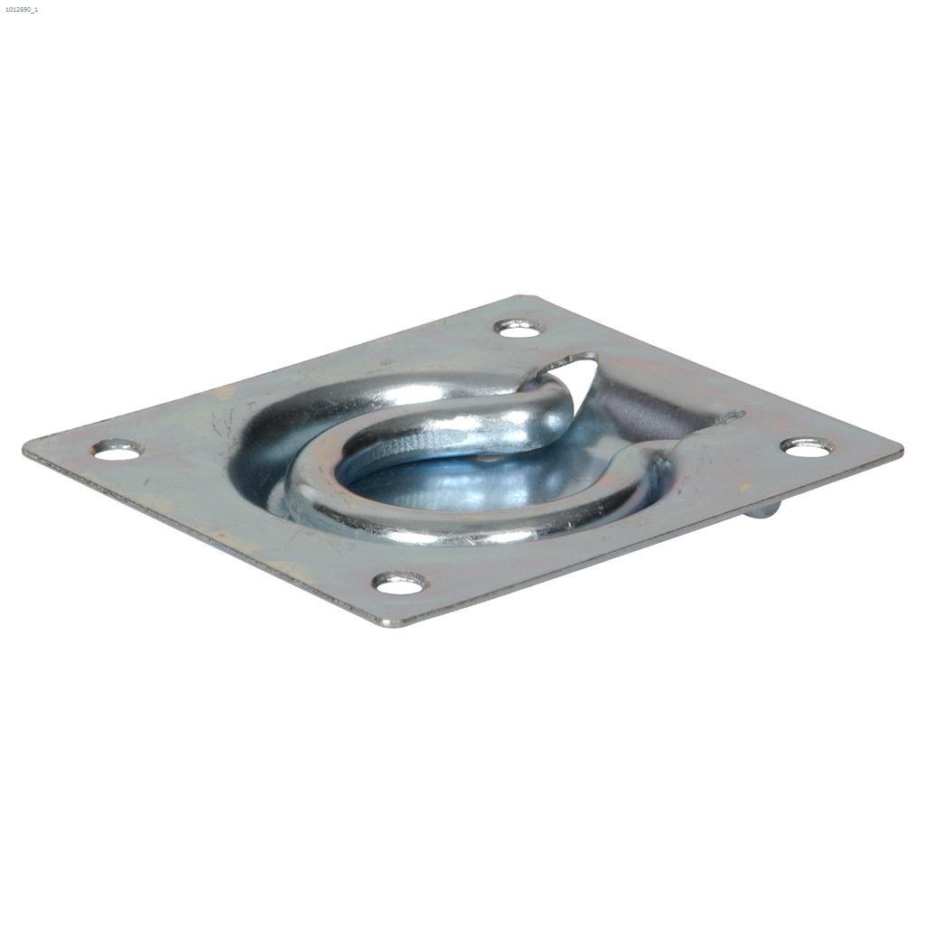 3" x 3-1/2" Zinc Plated Flush Trap Door Ring
