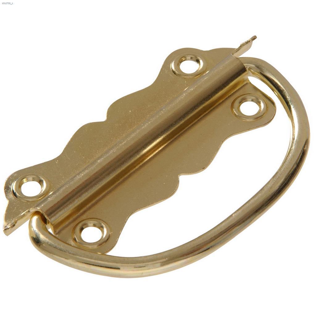 3-1/2" Brass Plated Chest Handle-2/Pack