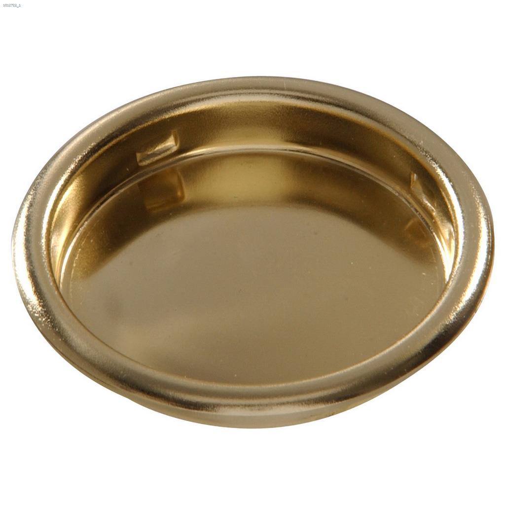 1-3/4" Brass Plated Medium Cup Pull