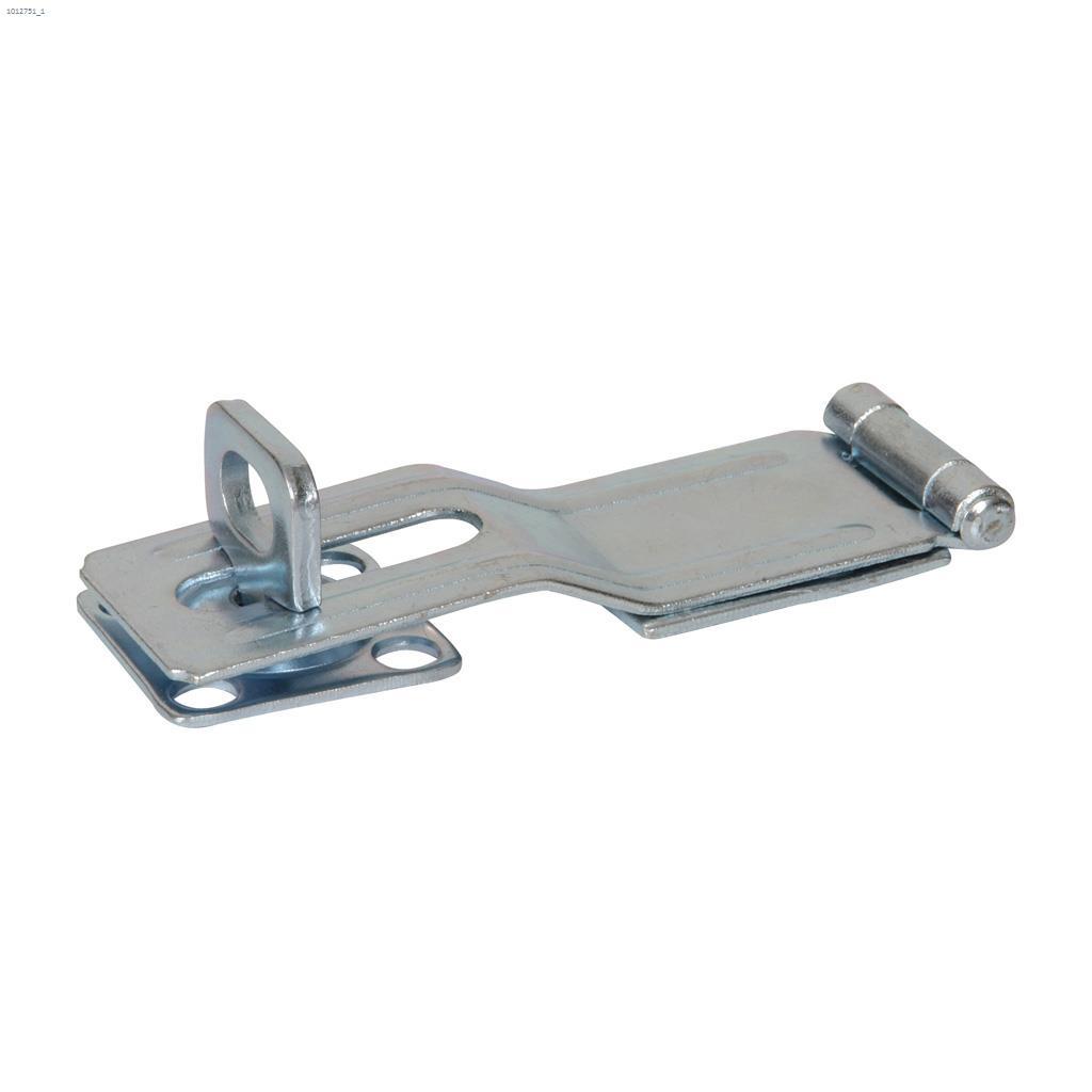 4-1/2" Zinc Plated Swivel Staples Safety Hasp