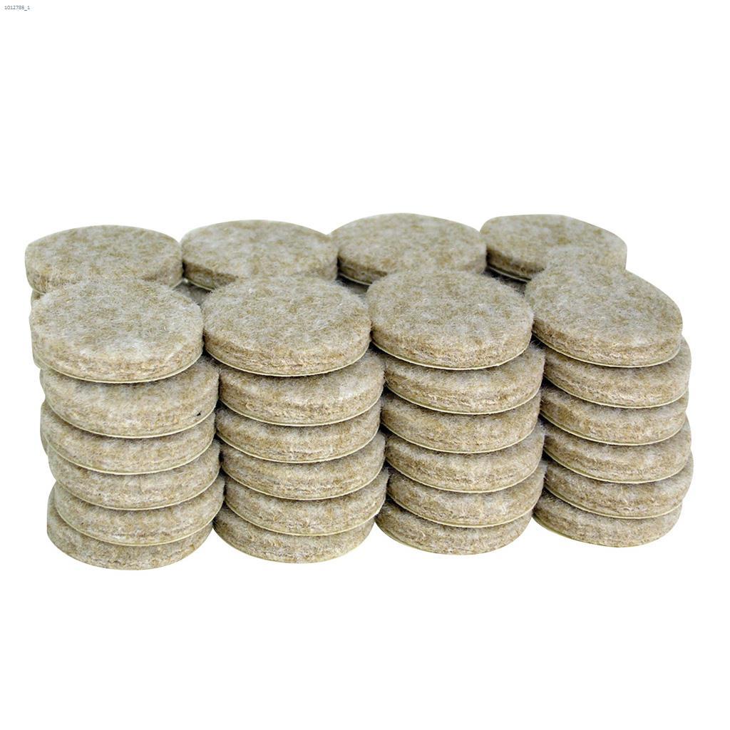 Felt Gard 1" Beige Round Self-Adhesive Felt Pad Bonus Pack
