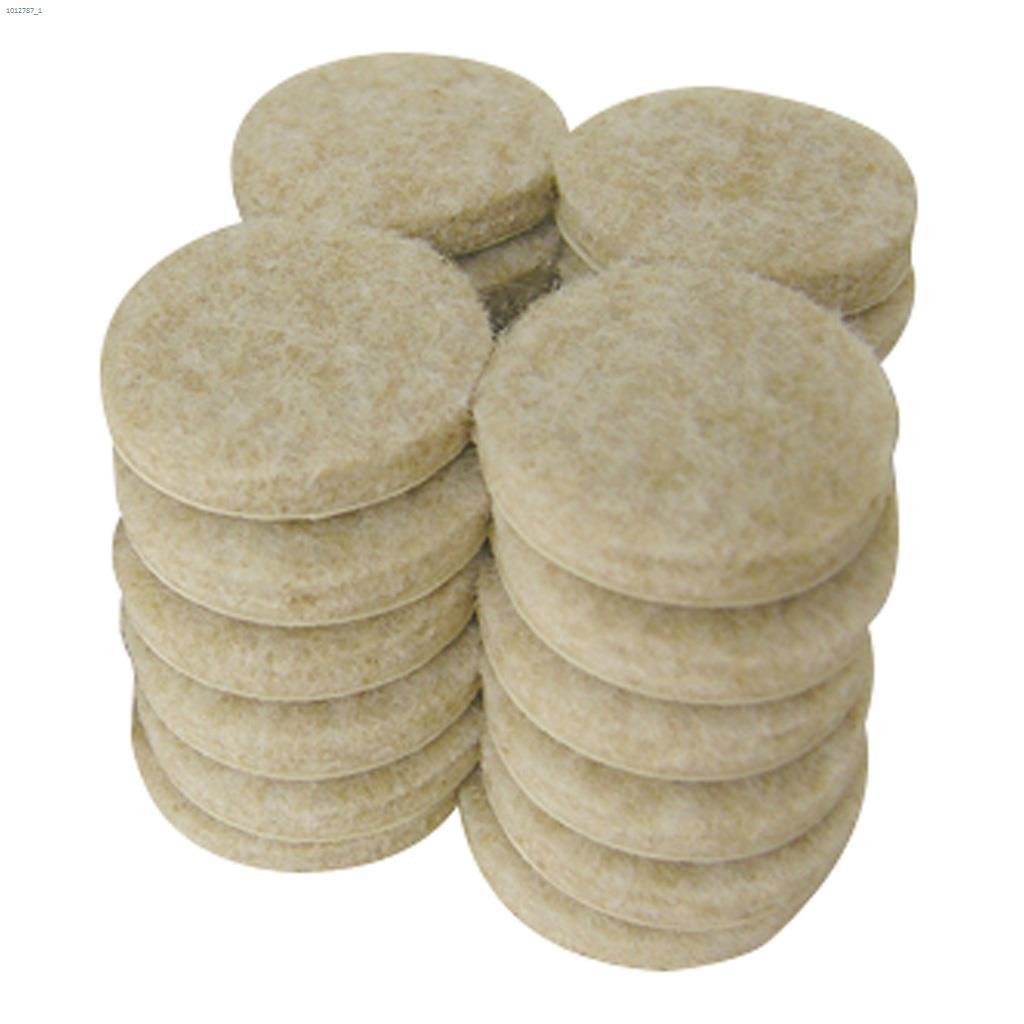 1-1/2" Beige Round Self-Adhesive Felt Pad Bonus Pack