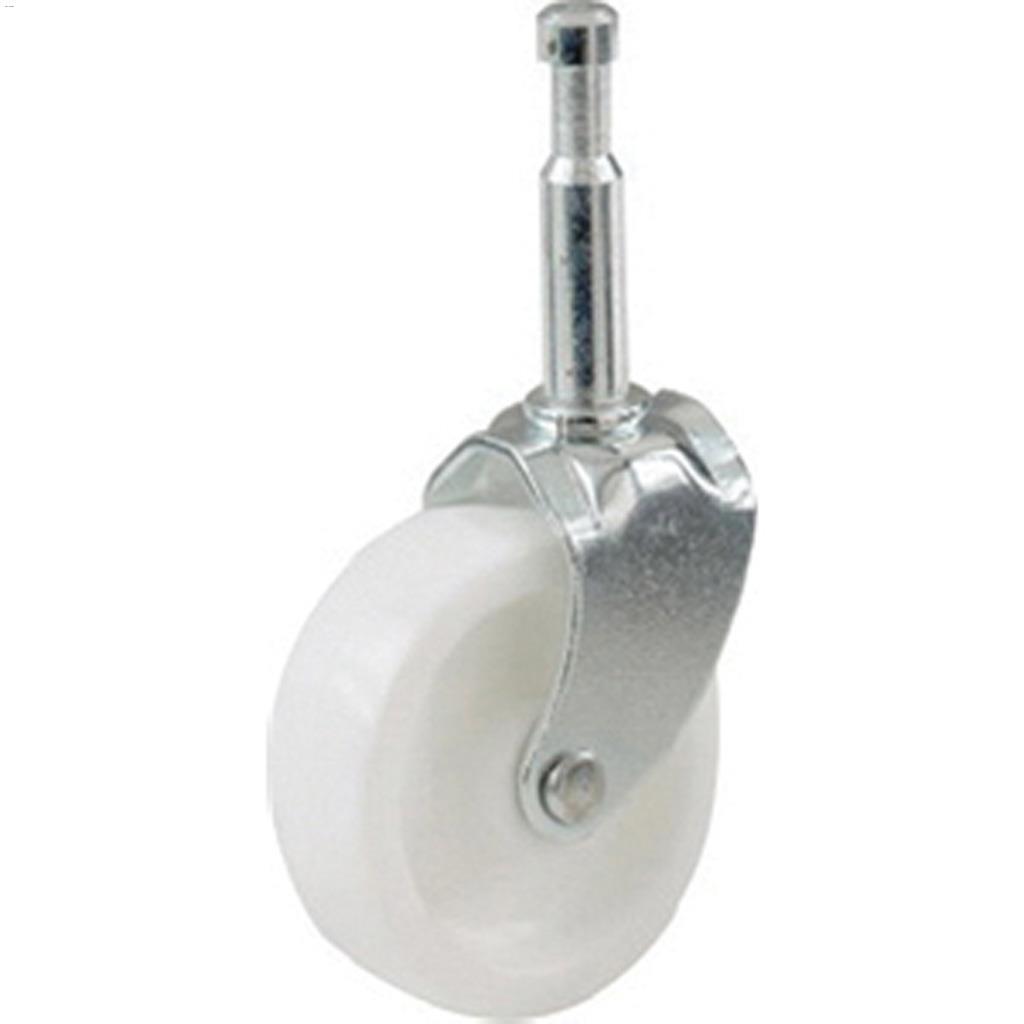 Roulettes de 1 1/4" d'Usage Léger Plastique Noir et Douille