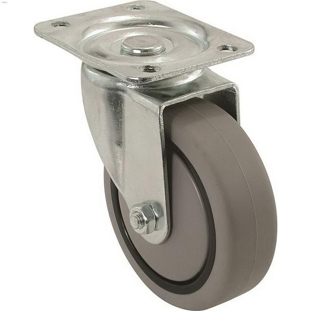 3" Dia x 3-13/16" Height Black Medium Duty Swivel Caster
