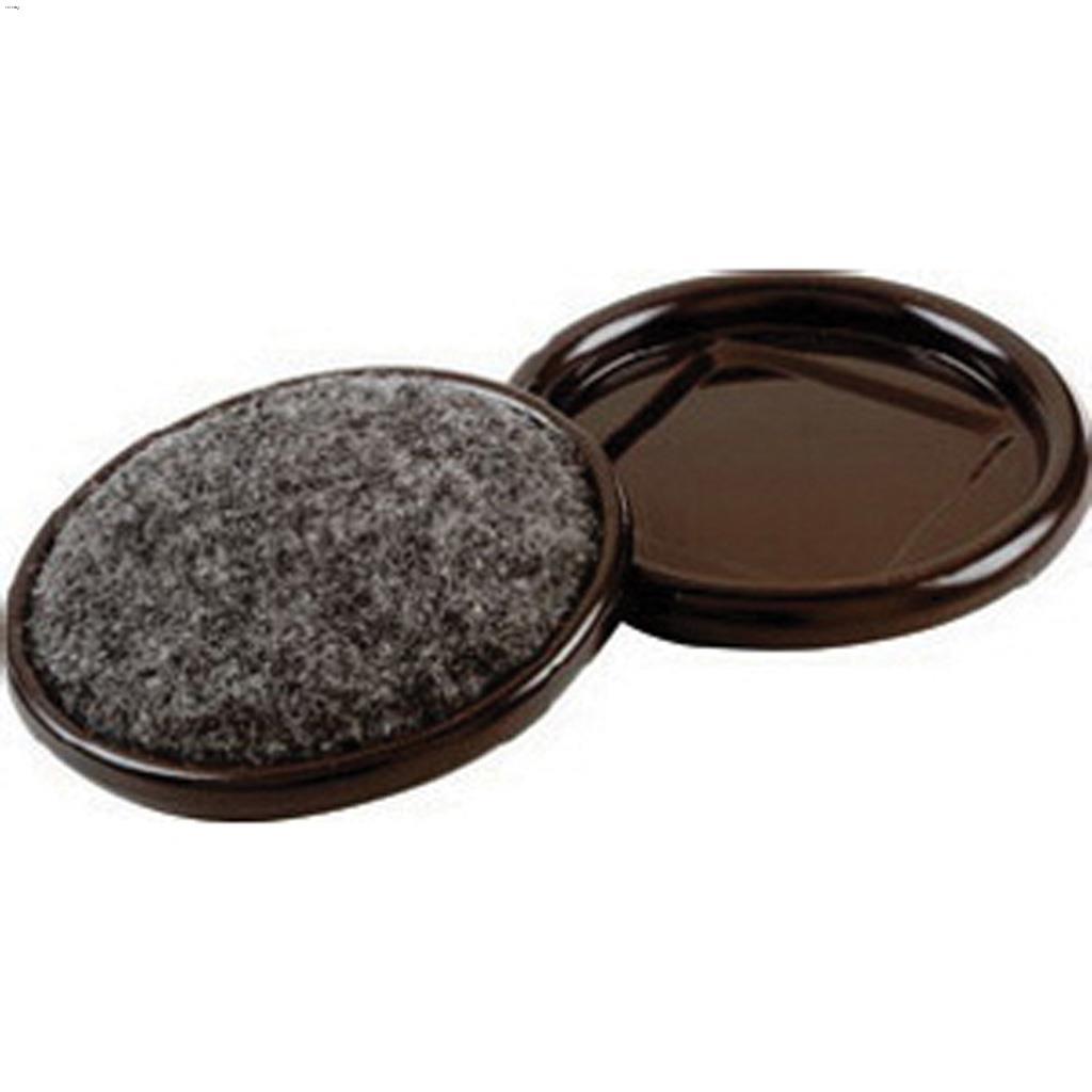 Coupe de base de tapis ronde brun 2"