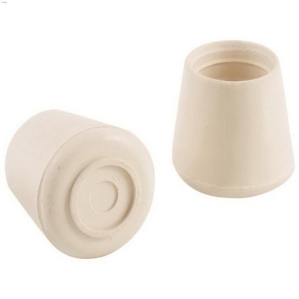 1-1/4" Off-White Round Leg Tip