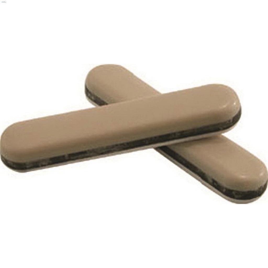 Slide Glide 1" x 4" Gray Rect Low Friction Slider Strip