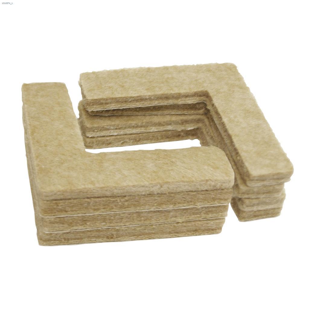 1-1/2" x 1-1/2" Heavy Duty Self-Adhesive Corner Felt Pad