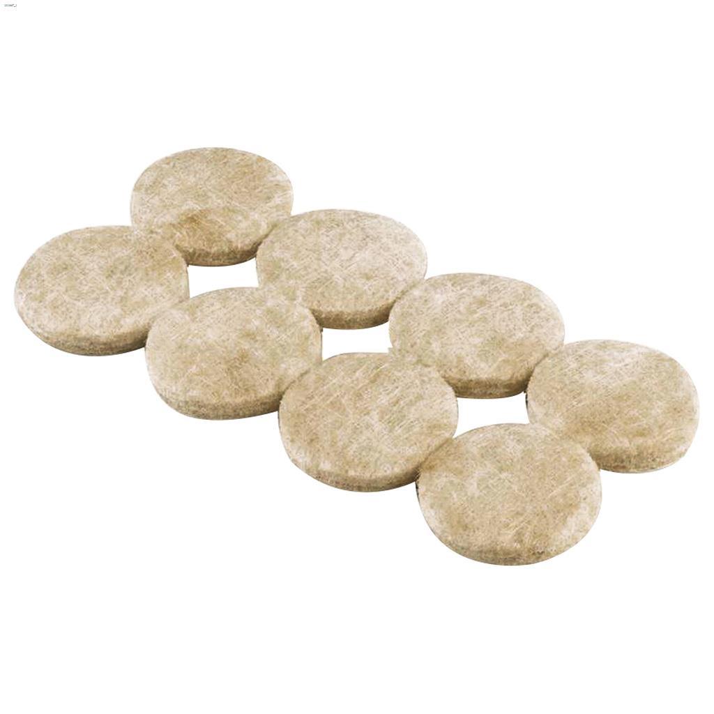 Paquet de coussin de dinette rond robuste beige Felt Gard®