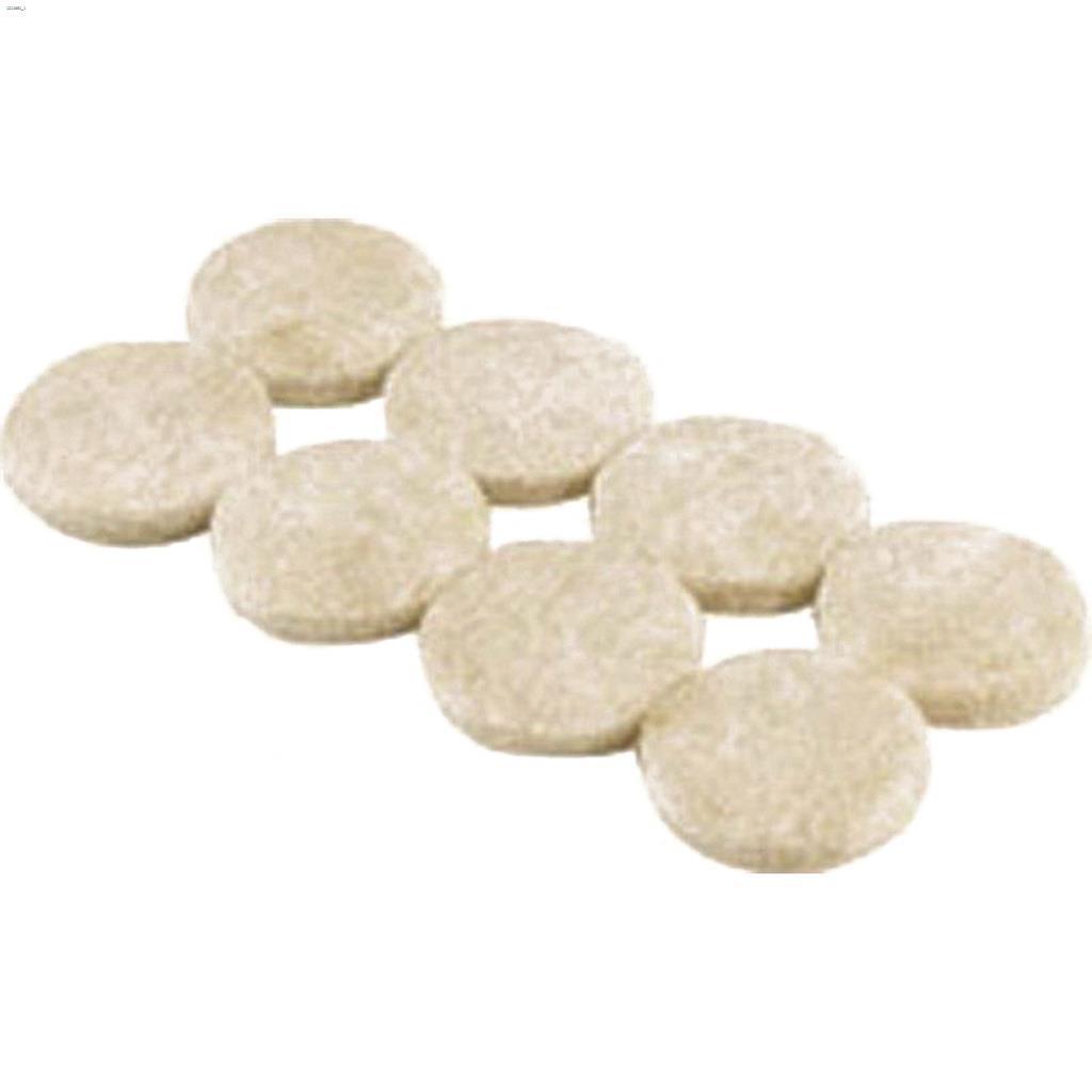 Coussin feutre autoadhésif rond robuste beige Felt Gard® 3"