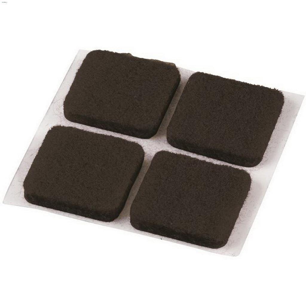 Surface Gard 3/4" Brown MD Square Self-Adhesive Pad