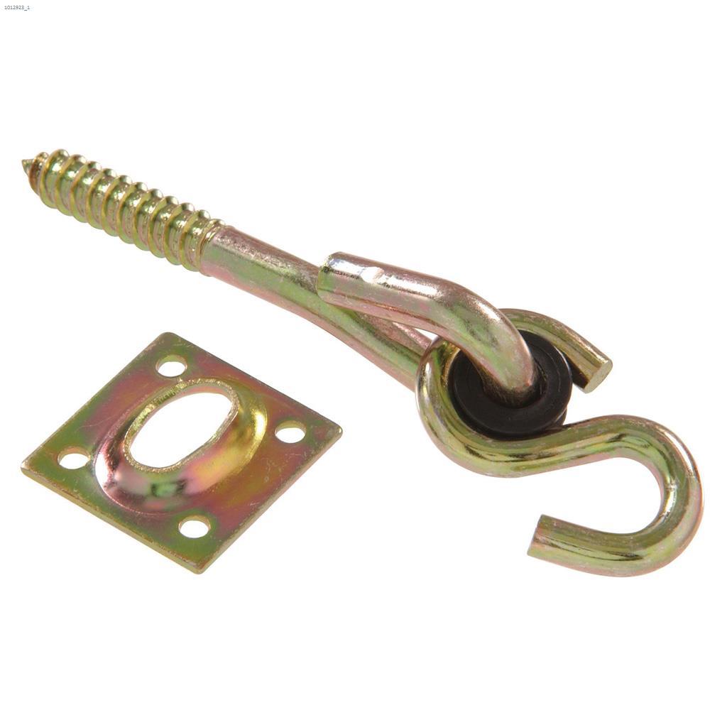 Zinc & Yellow Dichromate Swing Hook Kits With Lag Screws