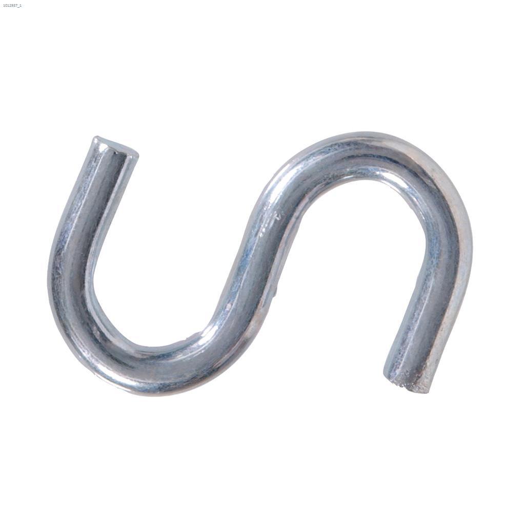 0.307" x 2-1/2" Zinc Plated S-Hook
