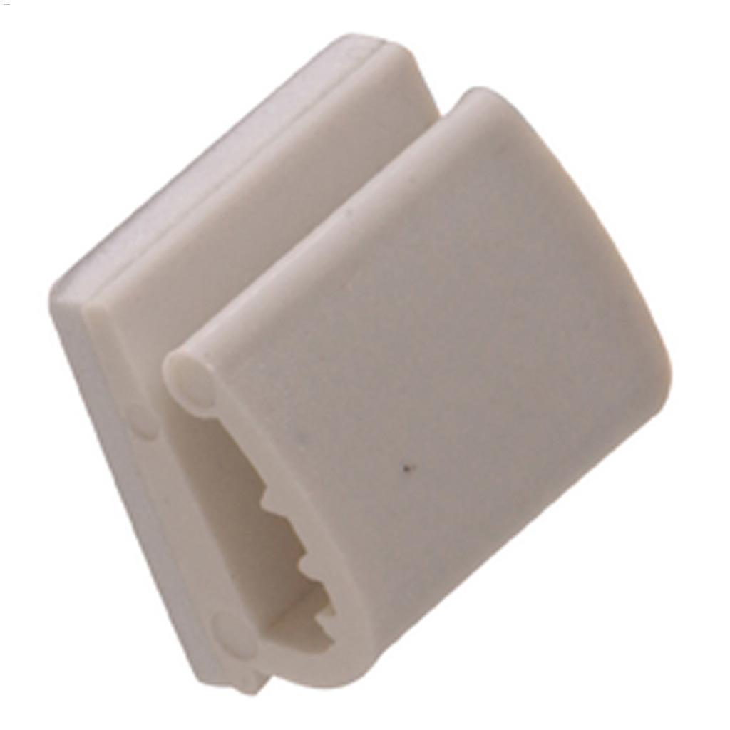 White Adhesive Wire Clip
