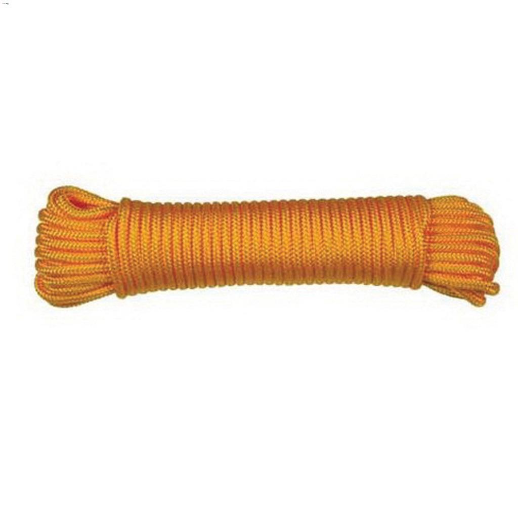 Corde tressée en losange robuste orange 5/32" x 45'