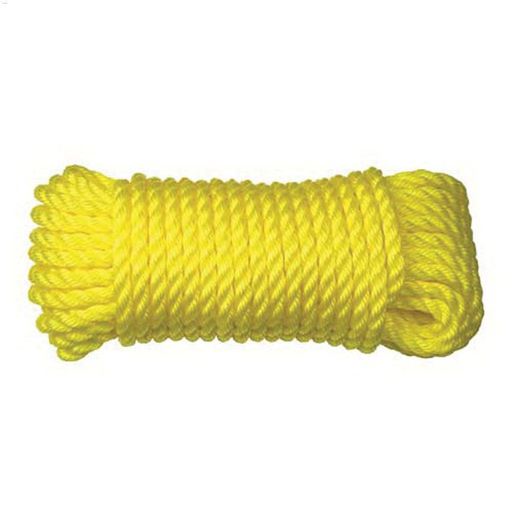 1/2" x 50' Yellow Twisted Rope