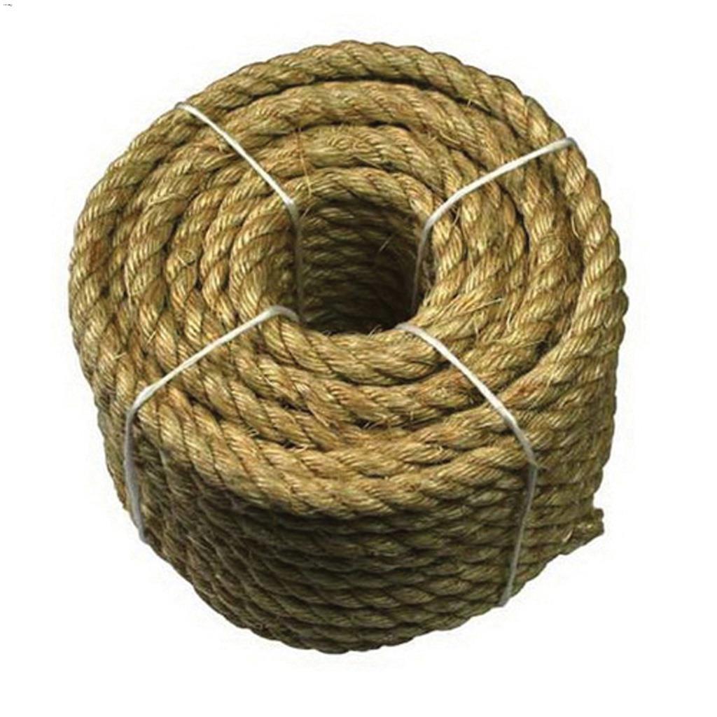 1/4" x 100' Natural Twisted Rope