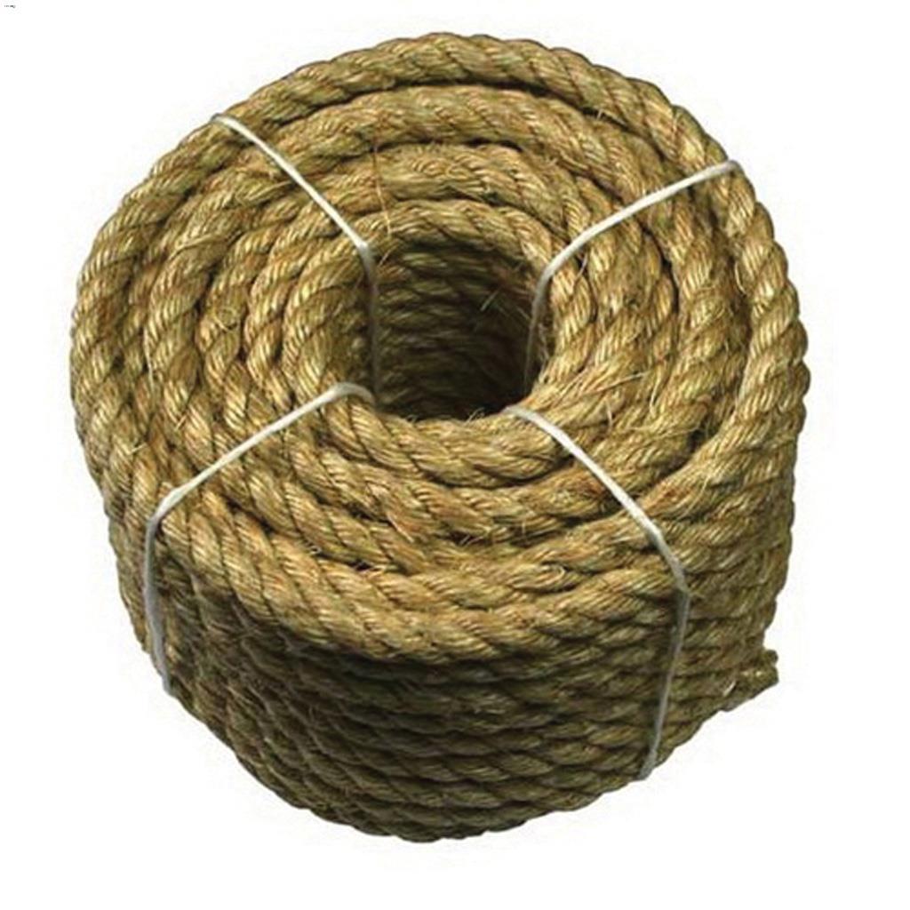 1/4" x 50' Natural Twisted Rope