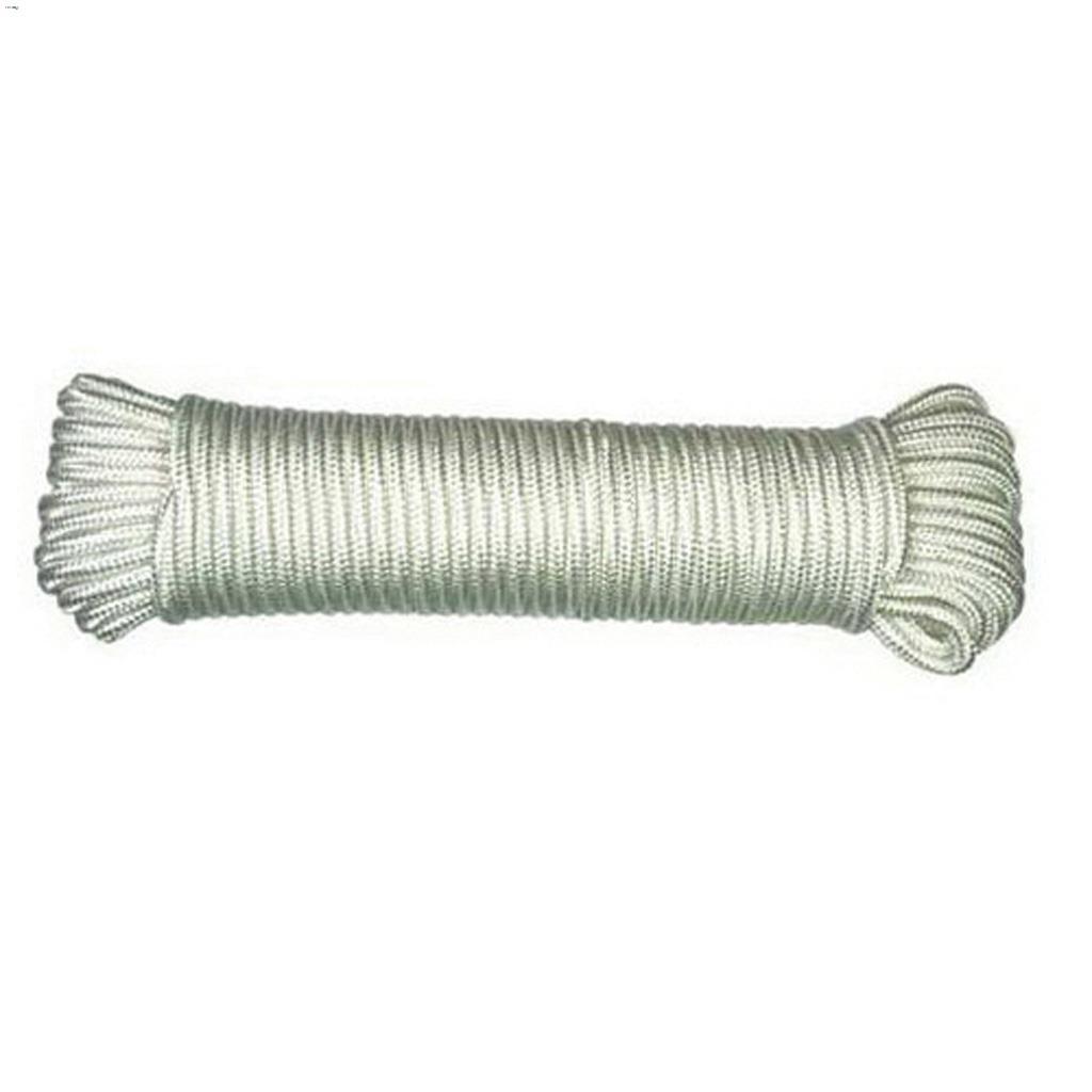 7/32" x 100' White Diamond Braided Rope