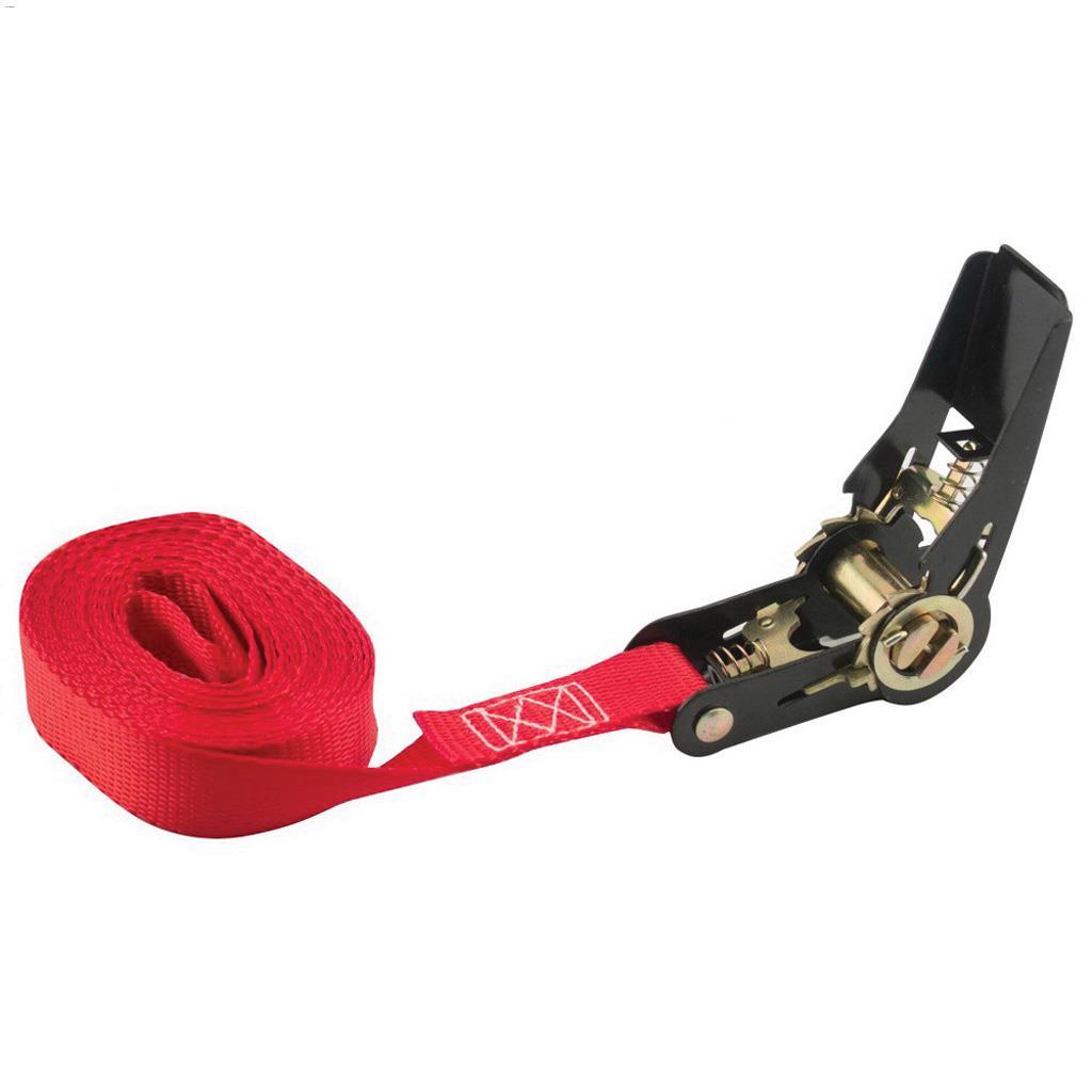 15' x 1" Red Ratchet Lashing